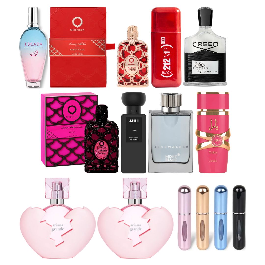 COMBO 10 PERFUMES ADVANCE+4PERFUMEROS